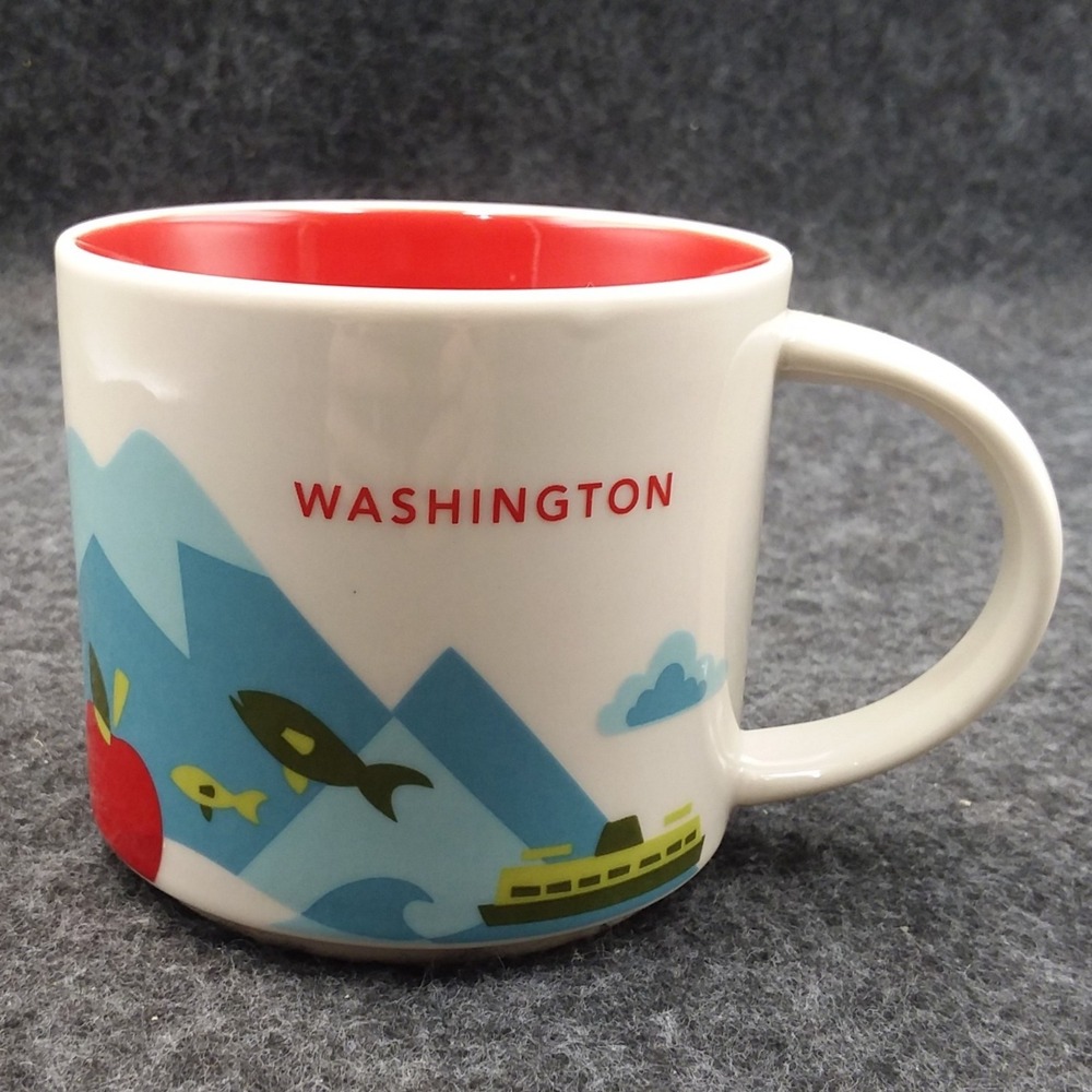 Starbucks 2015 You Are Here Collection Washington State Mug Coffee Cup